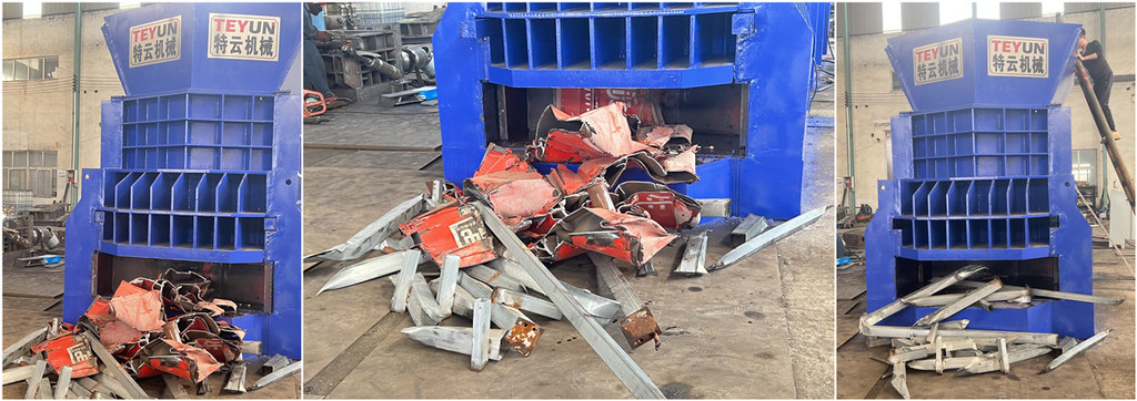 scrap metal container shear