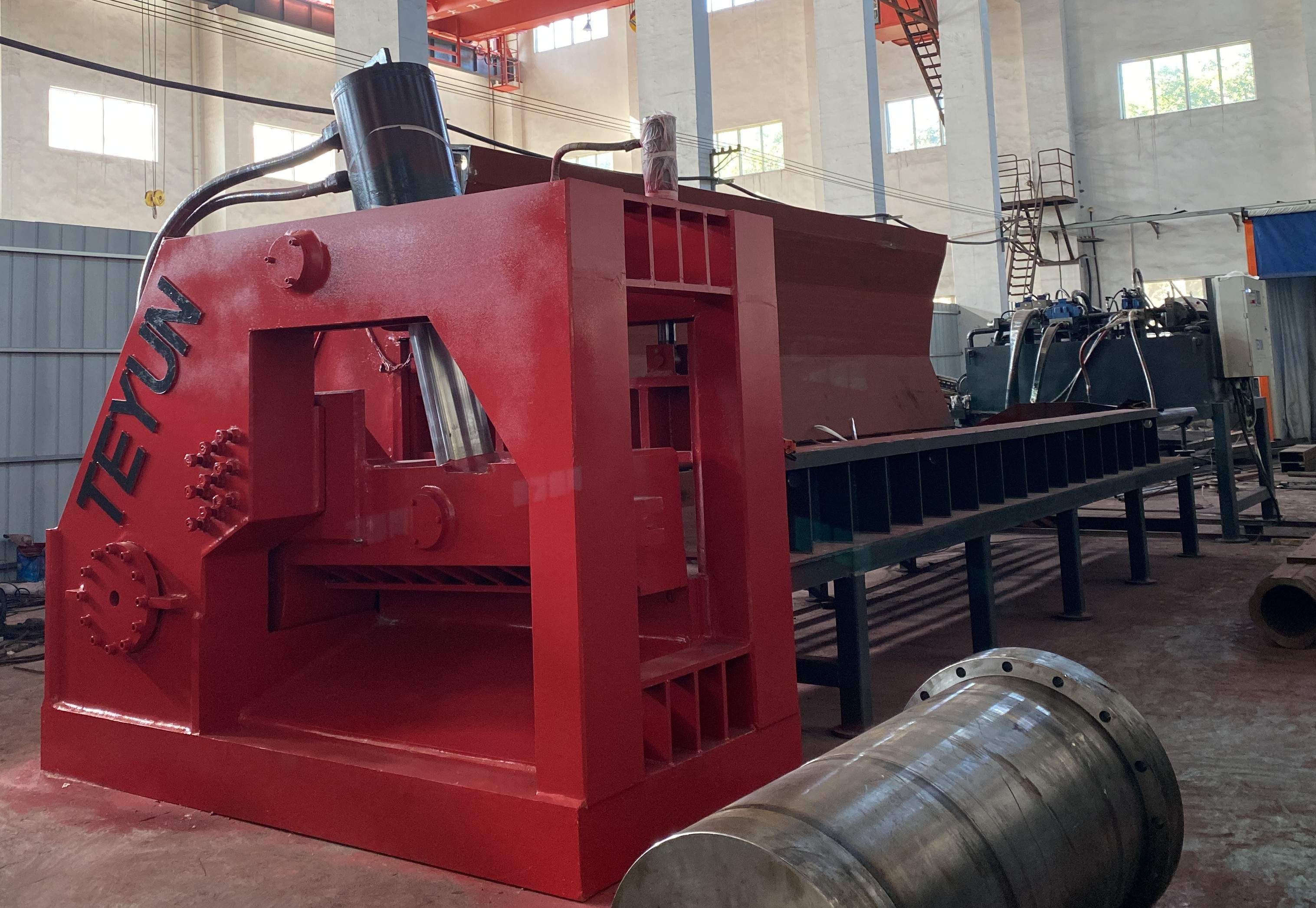 scrap metal shearing machine scrap metal shearing machine