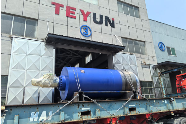 TEYUN envía una línea de extrusión de aluminio de 2200 toneladas a la India
