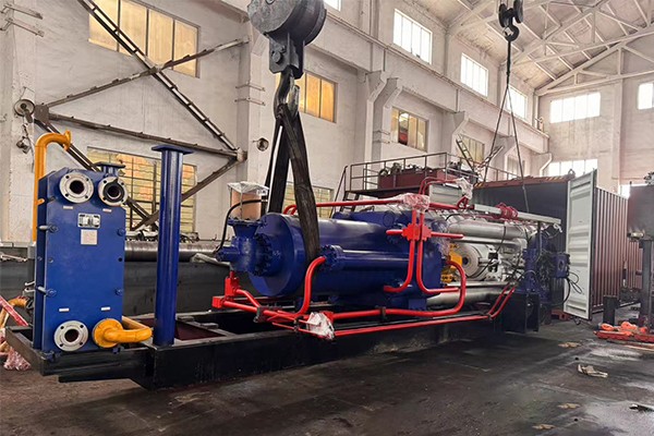 Otra línea completa de extrusión de aluminio de 750T enviada a la India