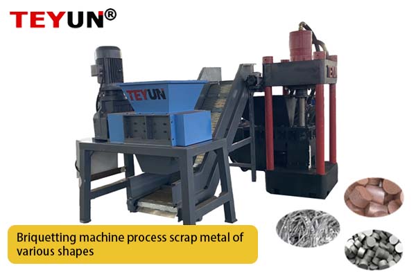 Turnkey Metal Chips Recycling Solution: Shredding and Briquetting Machine